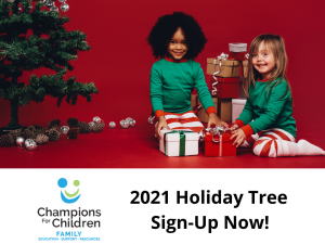 Champions for Children Holiday Tree
